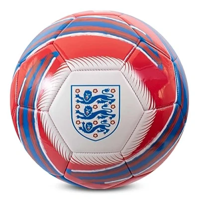 Abbildung von Hy Pro Offiziell lizenzierter England FA Cyclone Fußball Größe 5, Training, Match, Merchandise, Sammlerstück für Kinder und Erwachsene