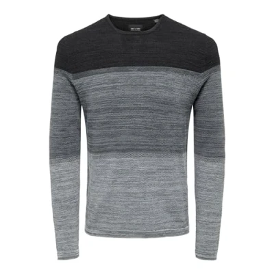 Abbildung von ONLY &amp; SONS Male Strickpullover Normal geschnitten Rundhalsausschnitt Pullover