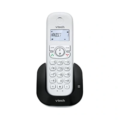 Abbildung von VTech CS1550 Schnurloses DECT Telefon mit doppelter Ladung Anrufbeantworter, Anrufsperre, Anrufer Identifikation/Anruf in Warte, Freisprecheinrichtung, Display und Tastatur