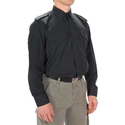 Abbildung von Mil Tec Unisex Skjorte 10931002 Hemd, Schwarz, 3XL EU