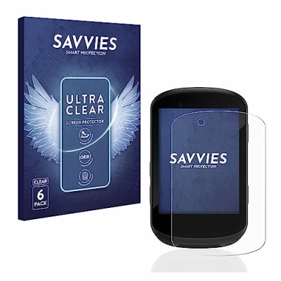Abbildung von Savvies 6 Stück Schutzfolie für Garmin Edge 530 Displayschutz Folie Ultra Transparent