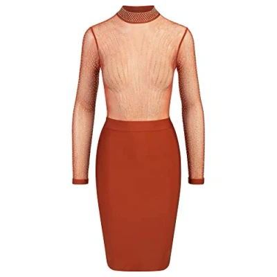 Abbildung von ApartFashion APART Cocktailkleid mit metallisch glänzenden Steinchen