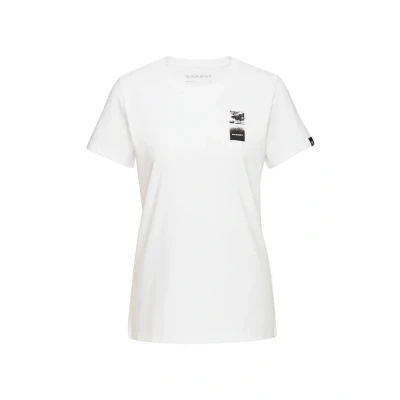 Abbildung von Mammut Massone Wagon Tshirt print, Damen, Größe: Small, White