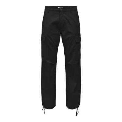 Abbildung von Only &amp; Sons RAY LIFE NOOS Cargohose, Herren, Größe: 36x34, Black