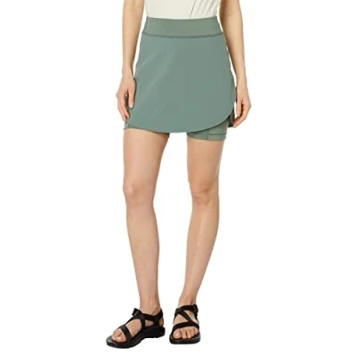 Abbildung von Fjallraven 84780 614 Abisko Midsummer Skort W Sports Skirt Damen Patina Green Größe 40