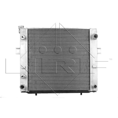 Abbildung von NRF 507567 Kühler, Motorkühlung Aluminium 450 448 48 Kühlrippen gelötet