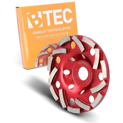 Abbildung von BTEC Schleifteller Diamant Topfschleifer Twin Speed für Beton, Naturs
