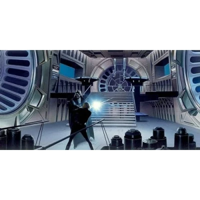 Abbildung von Komar Vliestapete &quot;Star Wars Classic RMQ Duell Throneroom&quot;, 500x250 cm (Breite x Höhe)