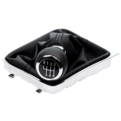 Abbildung von L &amp; P Car Design Schalthebel Schaltsack Schaltknauf Auto für VW Passat 3C2 3C5 B6 6 Gang (Set, 1 St., Schaltknauf, Schaltsack, Rahmen), Plug&amp;Play Montage