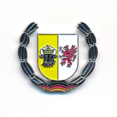 Abbildung von hegibaer Mecklenburg Vorpommern Wappen Schwerin Deutschland Badge Pin Anstecker 0919