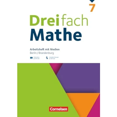 Abbildung von Dreifach Mathe Berlin und Brandenburg 7. Schuljahr: Arbeitsheft mit Medien Lösungen Inkl. Erklärvideos interaktiven Übungen