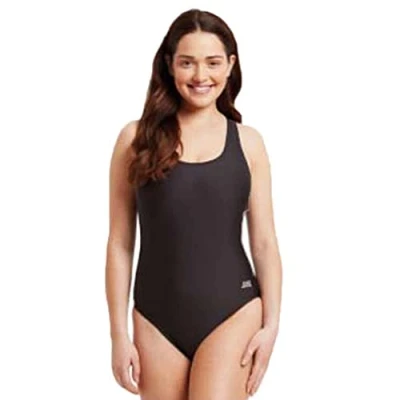 Abbildung von Zoggs Damen Coogee Sonicback Ecolast Bademode, Schwarz, 42