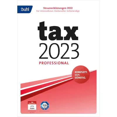 Abbildung von Buhl Data tax 2023 Professional