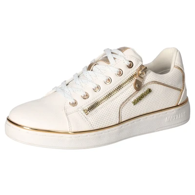 Abbildung von Mustang LAAG Sneaker low, Damen, Größe: 38, Wit Schuhe