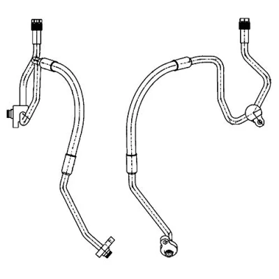 Abbildung von MAHLE ORIGINAL AP 120 000P Klimaleitung FORD: MONDEO 4, S Max Mk1