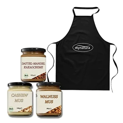 Abbildung von Mynatura Mus Set I Aufstrich Nussmus Kochen Backen Brotaufstrich Snack Nutbutter (Set 4)