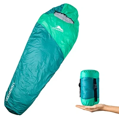 Abbildung von Steinwood Mumienschlafsack Sommerschlafsack Ultra Light Grün