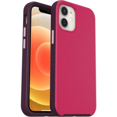 Abbildung von OtterBox Slim Serie Hülle für iPhone 12 mini mit MagSafe, stoßfest, sturzsicher, ultraschlank, dünne schützende Hülle, getestet nach Militärstandard, Rosa/Lila