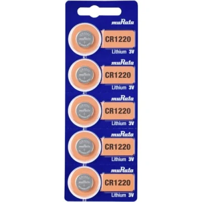 Abbildung von Murata CR1220 BEABAE Knopfzelle CR 1220 Lithium 40 mAh 3V 5St.