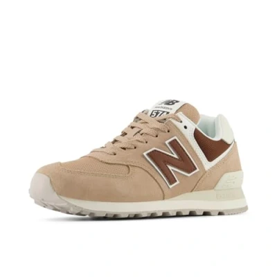 Abbildung von New Balance WL574 Sneaker low, Damen, Größe: 37, Calm taupe Leder und textil