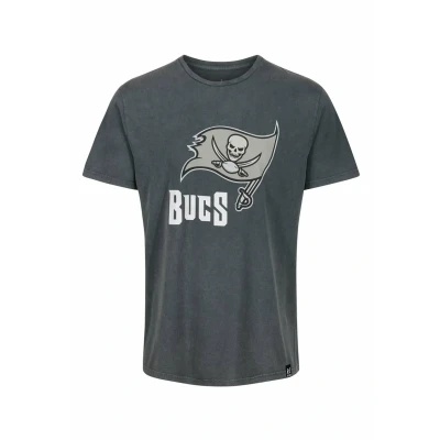 Abbildung von Re:Covered Chrome Tampa BAY Buccaneers Washed Tshirt print, Herren, Größe: Medium, Black