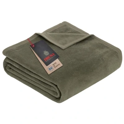 Abbildung von IBENA Wohndecke &quot;Luxus&quot;, verschiedene Größen, unifarbenes Design, Kuscheldecke