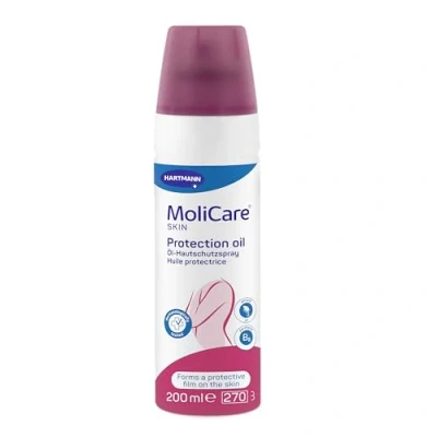 Abbildung von MoliCare Skin Öl Hautschutzspray: pflegender und feuchtigkeitsspendender Hautschutz vor schädlichen Einflüssen, 200ml