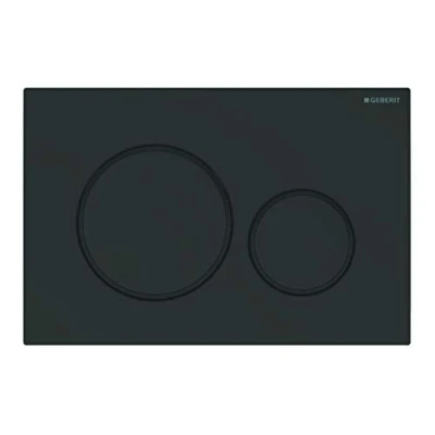 Abbildung von Geberit 115.882.16.1, Spülplatte, Schwarz, Rot, Geberit, 246 mm, 12 164 mm
