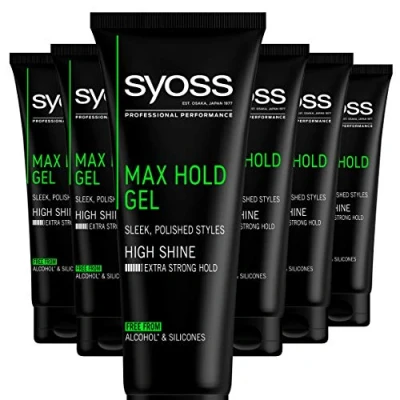 Abbildung von 6x Syoss Haargel Max Hold Gel 250ml