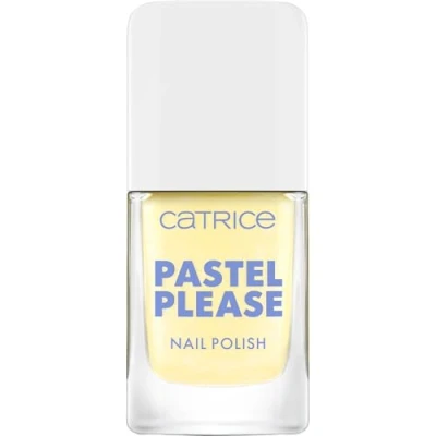 Abbildung von Catrice Pastel Please Nail Polish, Nr. 030, Gelb, langanhaltend, hochpigmentiert, schimmernd, farbintensiv, acetonfrei, vegan, ohne Mikroplastikpartikel, Parfüm, 1er Pack (10.5ml)