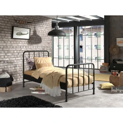 Abbildung von Vipack Jugendbett &quot;Bronxx&quot;, (Made in Europe), Metallbett