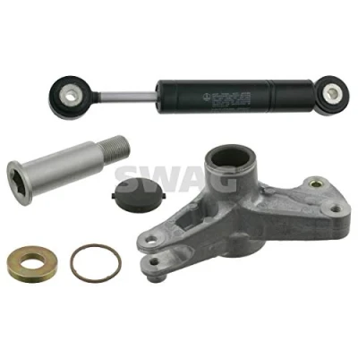 Abbildung von SWAG 10 92 6070 Spannarm, Keilrippenriemen mit Anbaumaterial MERCEDES BENZ: W124 Limousine, E Klasse T modell, modell