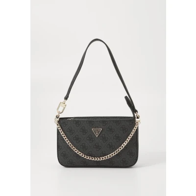 Abbildung von GUESS Noelle II Mini Top Zip Shoulder Bag Coal Logo