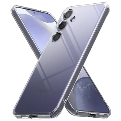 Abbildung von Ringke Fusion Case Kompatibel mit Samsung Galaxy S24 Plus Hülle, Kratzfest Hart PC + Weich TPU Anti Gelb Transparente Handyhülle für 6,7 Zoll (2024) Clear