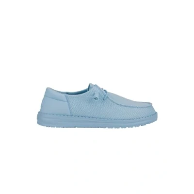 Abbildung von Heydude Wendy FUNK MONO Sportlicher Schnürer, Damen, Größe: 38, Blue breeze Textil