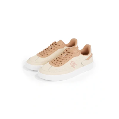 Abbildung von Tommy Hilfiger Heritage Sneaker low, Damen, Größe: 36, Muslin/claystone Schuhe