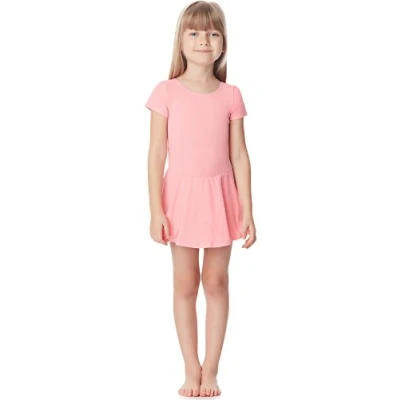 Abbildung von Merry Style Bodykleid Mädchen Tanzbody mit kurzen Ärmeln Balletkleid Body MS10 136