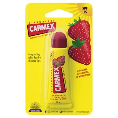 Abbildung von Carmex Erdbeere Lippenbalsam Tube 1er Pack(1 x 0.040800000000000003 grams)