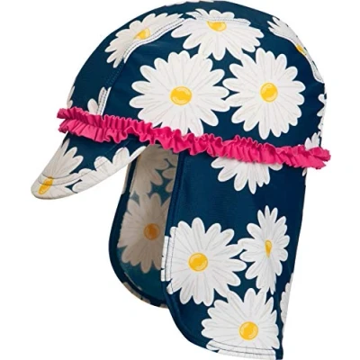 Abbildung von Playshoes Mädchen UV Schutz Mütze Margerite 461179, 11 Marine, 51