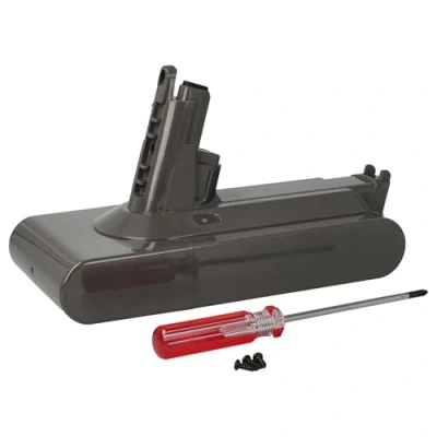 Abbildung von vhbw 1x Akku Ersatz für Dyson 970145 02, 299820 Staubsauger Anthrazit Grau (4200 mAh, 25,2 V, Li Ion)