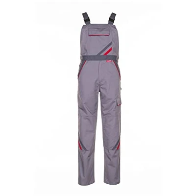 Abbildung von Planam Highline Herren Latzhose Zink Schiefer rot Modell 2331 Größe 68