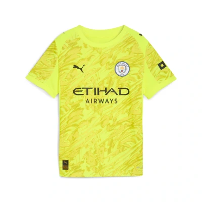 Abbildung von PUMA Manchester City 25/26 Torwarttrikot Teenager, Kleidung, Gelb Alert, 15 16Y