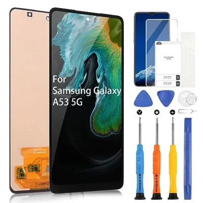 Abbildung von für Samsung Galaxy A53 5G LCD Bildschirm A536 SM A536B A536U 6,5 Zoll Display Digitazer Touchscreen Ersatz Montage mit Werkzeugen