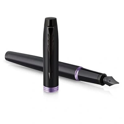 Abbildung von Parker IM Black With Purple Vibrant Ring BT FP M