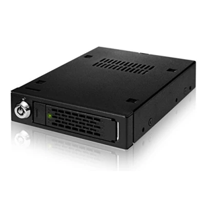 Abbildung von ICY DOCK 1 x U.2 / U.3 NVMe PCIe 4.0 SSD zu SFF 8639 Wechselrahmen Vollmetall ToughArmor MB601VK B