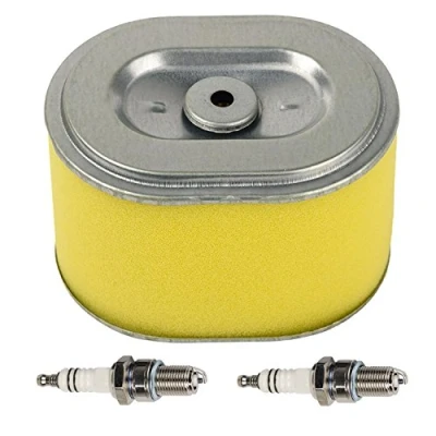 Abbildung von OxoxO Luftfilter mit 2 Zündkerzen Compatible with Honda GX140 GX160 GX200 5,5 PS 6,5 Motorgenerator Wasserpumpe Hohe Qualität
