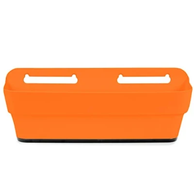 Abbildung von ONDIS24 Balkonkasten PLAYMOOD mit Wasserspeicher, 9L Pflanzvolumen, Wandhalterung