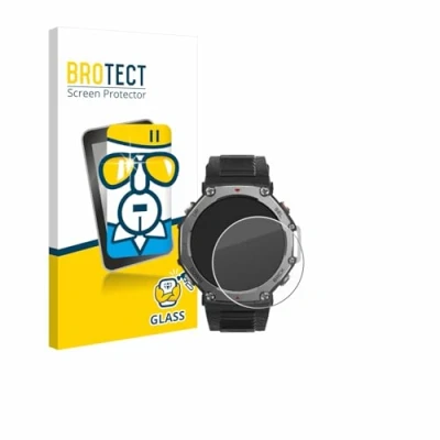 Abbildung von BROTECT Panzer Schutz Glas für Huami Amazfit T Rex 3 9H Echtglas, Displayschutz