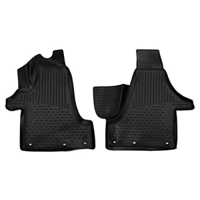 Abbildung von Element Passgenaue Premium Antirutsch Gummimatten Fußmatten für VW Transporter T5 Multivan/ T6 2004 2020