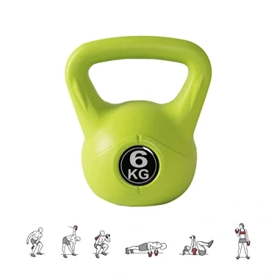 Abbildung von MAGIC SELECT 6 kg Kettlebell Gewicht mit Ergonomischem Griff, Hantel für Muskeltraining zu Hause und im Fitnessstudio.